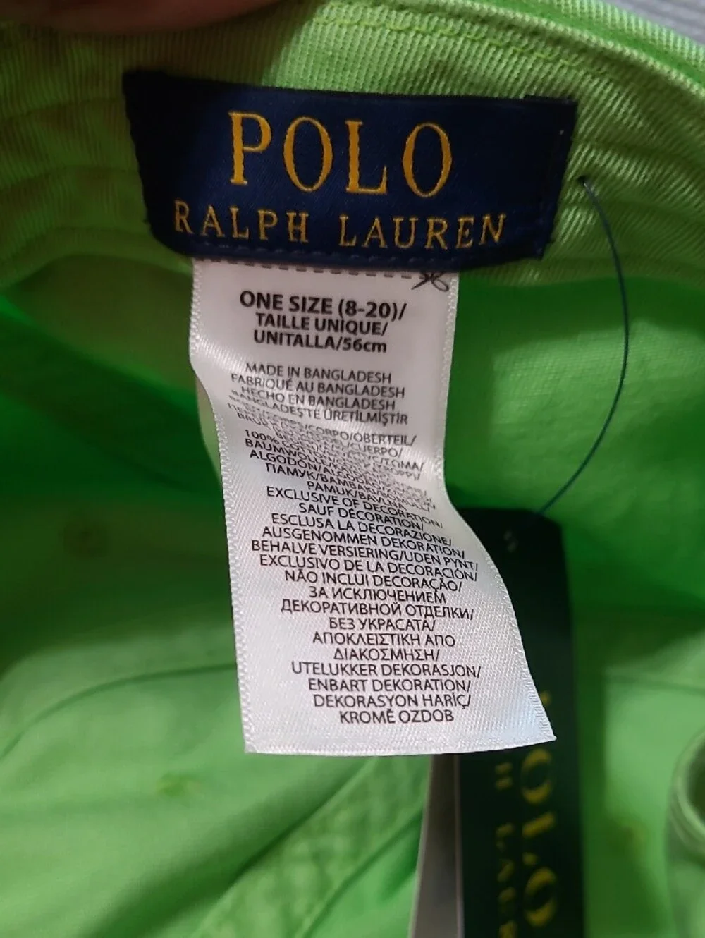Ralph Lauren Big Pony Cotton Twill Ball Cap